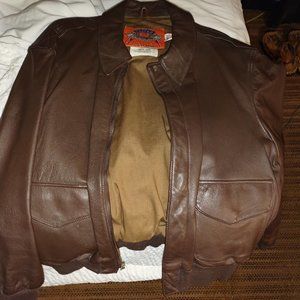 Vintage Cooper Type A-2 Aviation Leather Jacket
